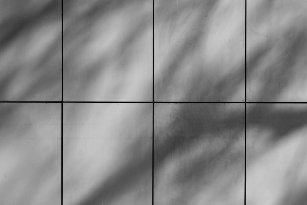 Vier verschillende tegelsoorten!